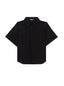 Chemise oversize Sleek - Noir